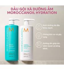 Bộ Dầu Gội Và Xả Dưỡng Ẩm Moroccanoil Hydration (2 x 500ml)