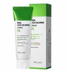 Kem dưỡng da WELLAGE - Phục Hồi Da - Real Cica Calming 95 Cream 80ml