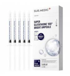 (Nguyên hộp) Tinh chất truyền trắng Sur.Medic Super Glutathione 100 Bright Ampoule 1g x 10ea