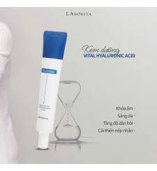 Kem Dưỡng Ẩm Sáng Da Và Phục Hồi Da La Bonita Vital Hyaluronic Acid Cream 50ml