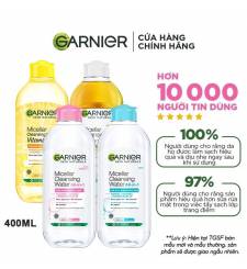 Nước Tẩy Trang làm Sạch Sâu Garnier Micellar Cleansing Water