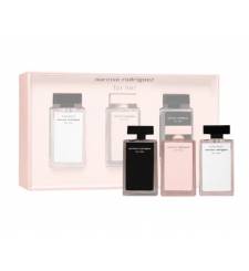 Nước hoa Gift Set - Narciso Rodriguez 3 Mini x 7.5ml (For Her EDT, For Her EDP, Pure Musc)