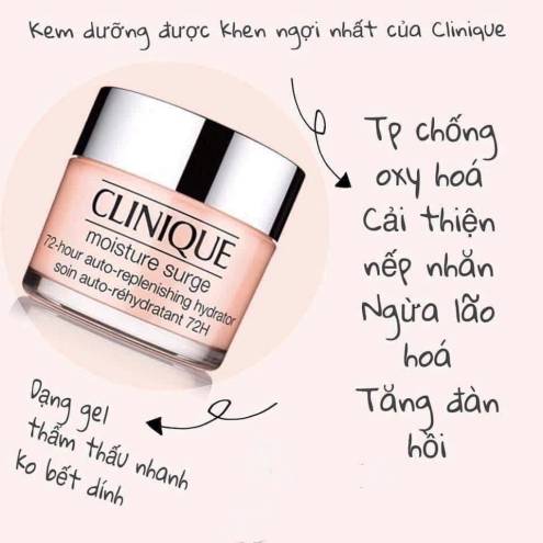 Kem Dưỡng Ẩm 100 Giờ Clinique Moisture Surge 100H Auto-Replenishing Hydrator