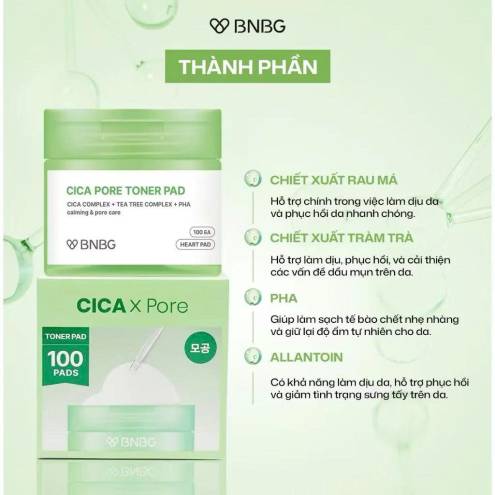 TONER PAD BNBG (100 MIẾNG)