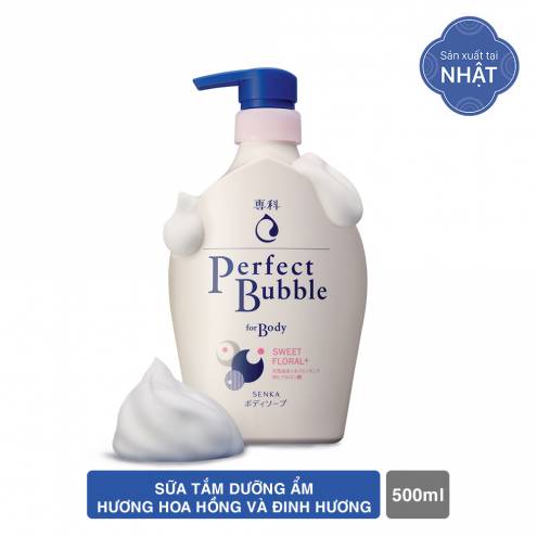 Sữa Tắm Senka Perfect Bubble For Body 500ml