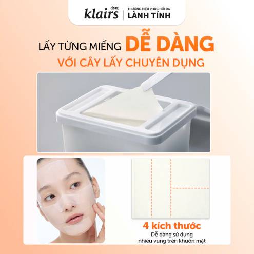 Toner Pad Klairs Freshly Vitamin Skin Prep 80 miếng