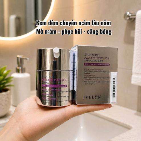 Kem Hỗ Trợ Mờ Nám JVELYN PDRN 333 Dưỡng Sáng Da, Mờ Thâm Nám, Cấp Ẩm Giúp Da Mềm Mịn