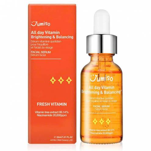 TINH CHẤT DƯỠNG TRẮNG SÁNG DA Jumiso All Day Vitamin Brightening & Balancing Facial Serum