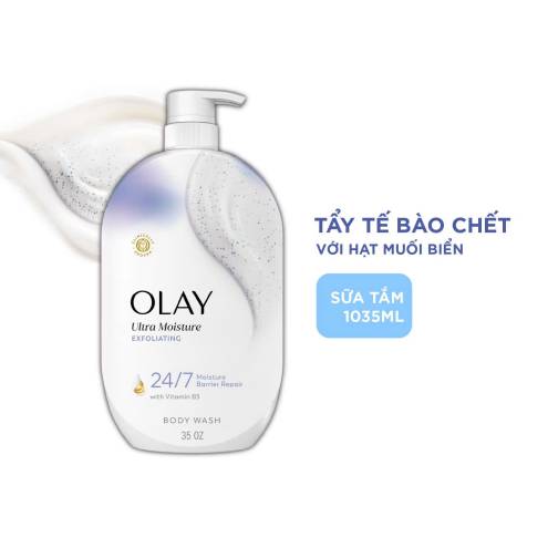 Sữa tắm OLAY dưỡng da 1.03L nhiều mùi hương, cải thiện da sáng khỏe sau 14 ngày