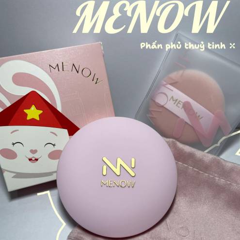 Phấn Phủ Dạng Nén Mỏng Nhẹ Tự Nhiên Menow Clear Radiant Pressed Powder 7g 