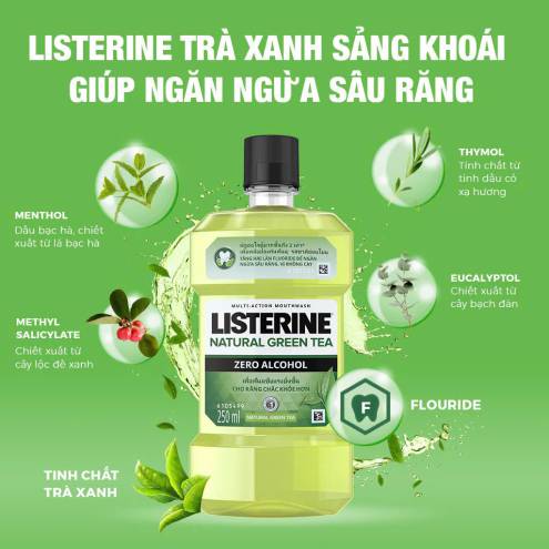 Nước Súc Miệng Listerine - Green Tea 750ml