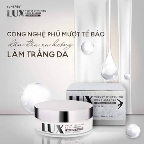 Kem Body Lux Soherbs Dưỡng Trắng Da Từ Tinh Chất Yến Tươi 