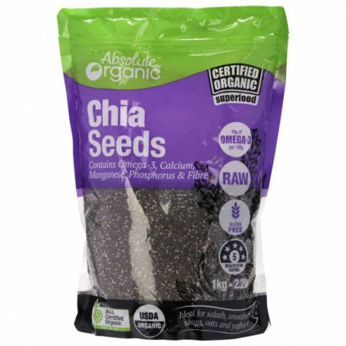 Hạt Chia Đen Absolute Organic Chia Seeds (1kg)
