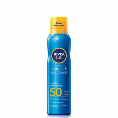 Chai Xịt Chống Nắng Mát Lạnh Sảng Khoái Nivea Sun Protect Dry Touch 200ml