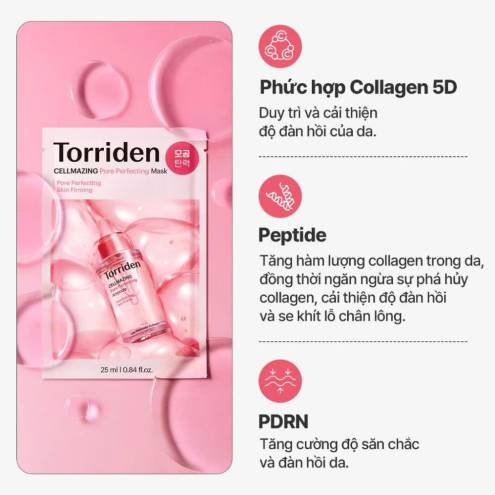 Mặt nạ Torriden Cellmazing Pore Perfecting Mask - miếng 