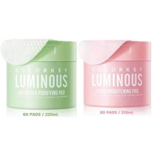 Toner pad Colorkey Luminous Green Tea 60 miếng