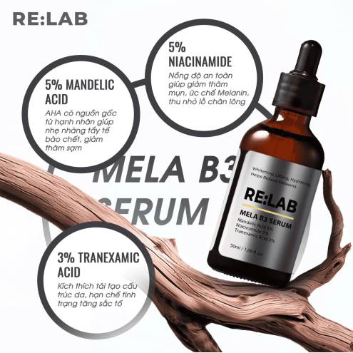 Tinh chất hỗ trợ mờ nám , sáng da – RE:LAB Mela B3 Serum