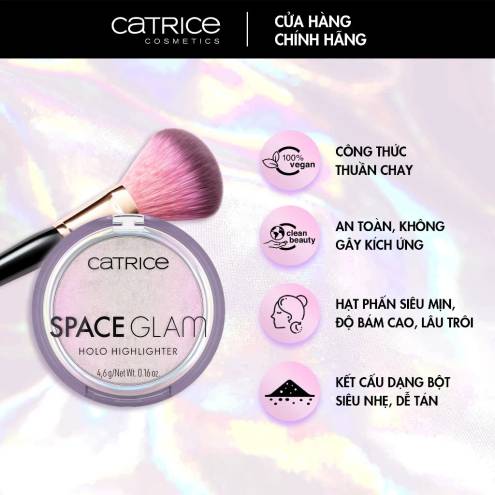Phấn Bắt Sáng Catrice Space Glam Holo Highlighter 4.6g