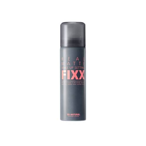 Xịt dưỡng nền Real Matte Make Up Setting Fixx So' Natural 75ml - Kiềm dầu, giữ lớp trang điểm mịn lì