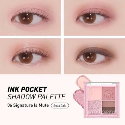 Bảng Phấn Mắt 4 Ô Peripera Ink Pocket Shadow