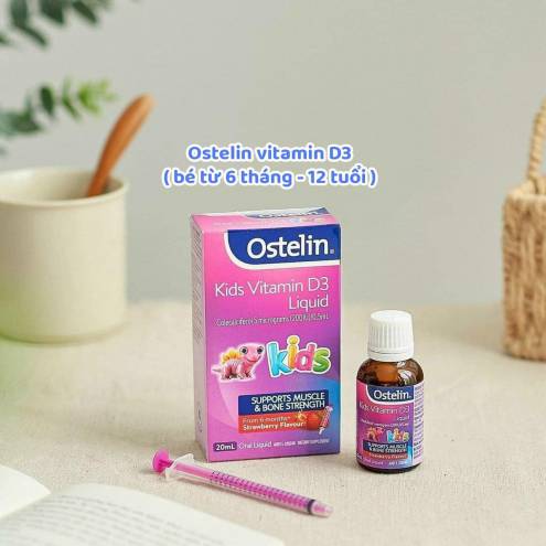 Ostelin Vitamin D Liquid Kids Dạng Siro Của Úc, 20ml