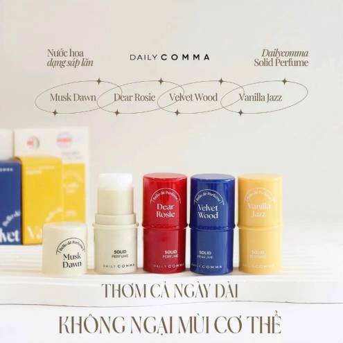Nước Hoa Dạng Sáp Daily Comma Perfume 4.7g