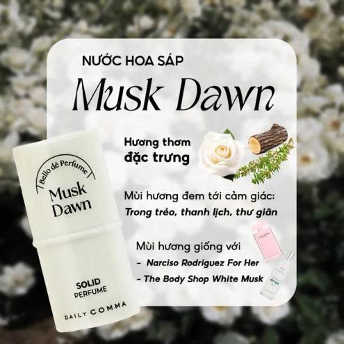 Nước Hoa Dạng Sáp Daily Comma Perfume 4.7g