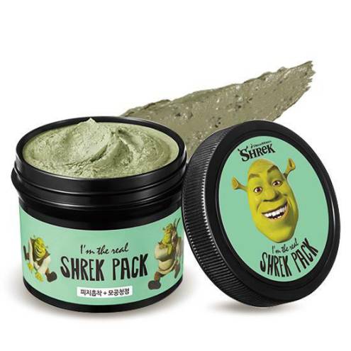 Mặt nạ tươi đất sét chiết xuất bạc hà The Real Shrek Pack của Olive Young