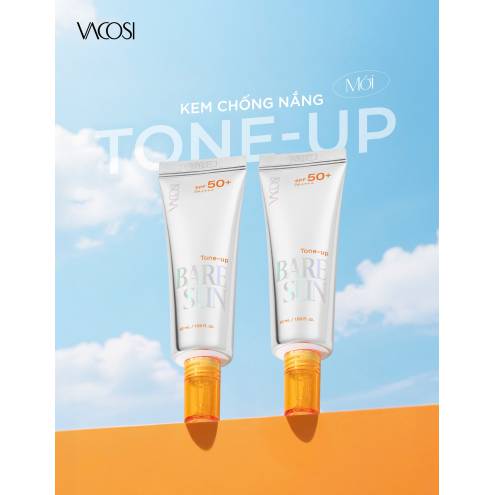 KEM CHỐNG NẮNG NÂNG TONE VACOSI SPF50+ PPA++++ - VK16