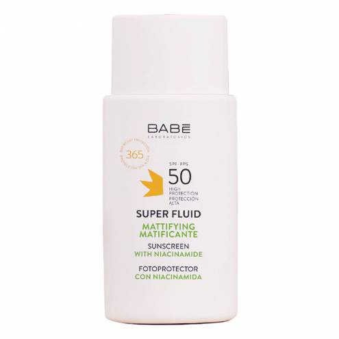 Kem Chống Nắng Dành Cho Da Dầu Babe Super Fluid Mattifying Sunscreen SPF50++  