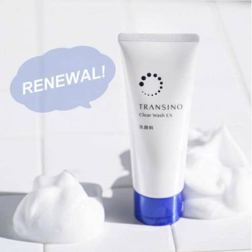 Sữa rửa mặt trắng da trị nám Transino Clear Wash 100g 