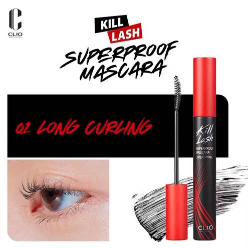 Mascara Làm Cong Mi, Chống Trôi Clio Kill Lash Superproof Mascara 7g