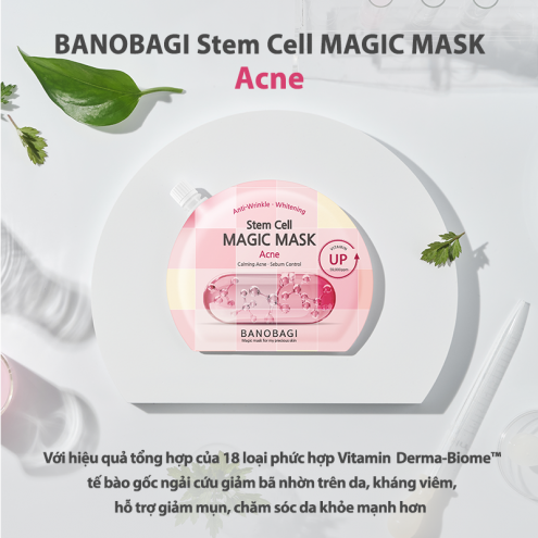 Mặt Nạ Ngủ Cấp Ẩm Dưỡng Da Banobagi Stem Cell Magic Mask 