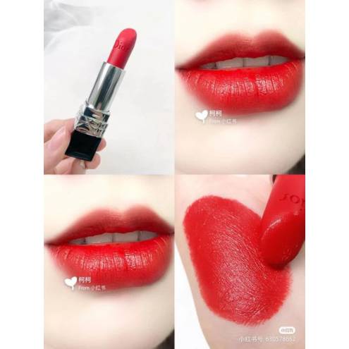 Son thỏi lì mini Rough Dior Couture Colour Lipstick Velvet 1.5g