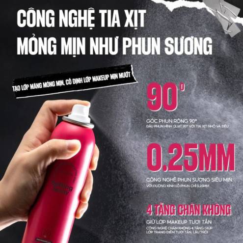 Xịt Khoá Nền Menow Soft Gauze Matte 100ml
