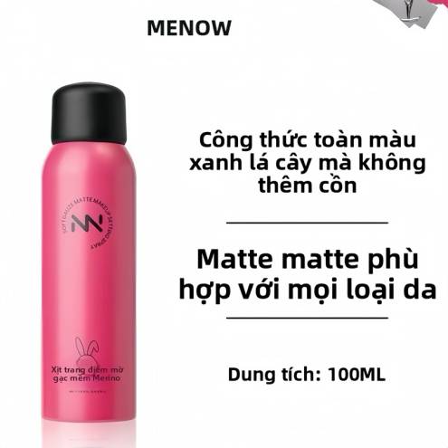 Xịt Khoá Nền Menow Soft Gauze Matte 100ml