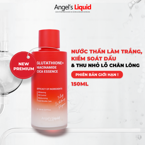 Nước Thần Angel's Liquid Glutathione Niacinamide Cica Essence 150ml