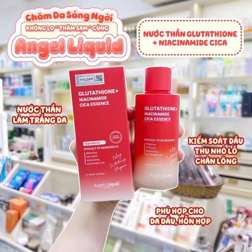 Nước Thần Angel's Liquid Glutathione Niacinamide Cica Essence 150ml