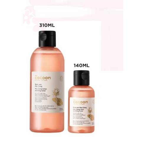 Nước sen Hậu Giang Cocoon Lotus Soothing Toner làm dịu cho da nhạy cảm