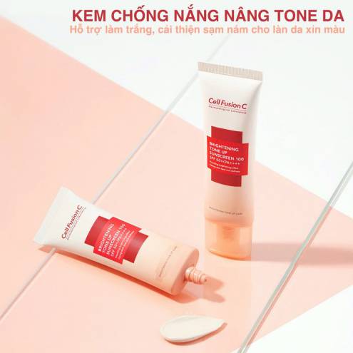 Kem Chống Nắng Nâng Tone Da Cell Fusion C Brightening Tone Up Sunscreen