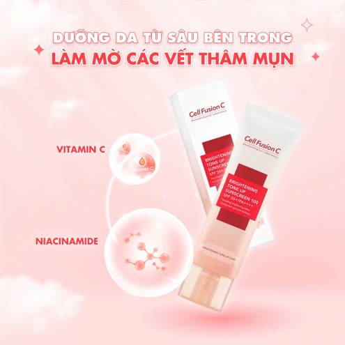 Kem Chống Nắng Nâng Tone Da Cell Fusion C Brightening Tone Up Sunscreen