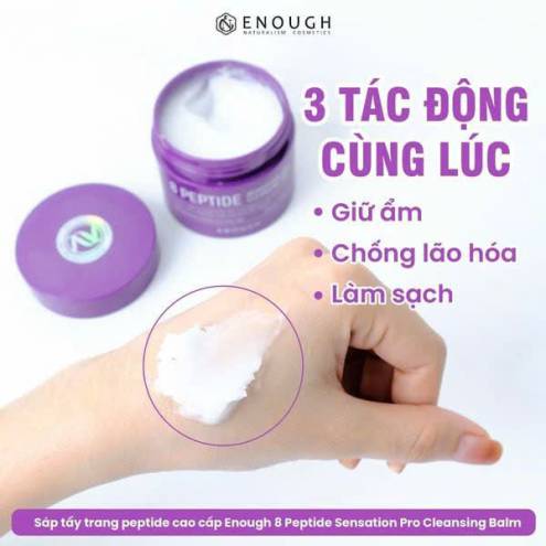 SÁP TẨY TRANG PEPTIDE CAO CẤP ENOUGH - date 3/2027