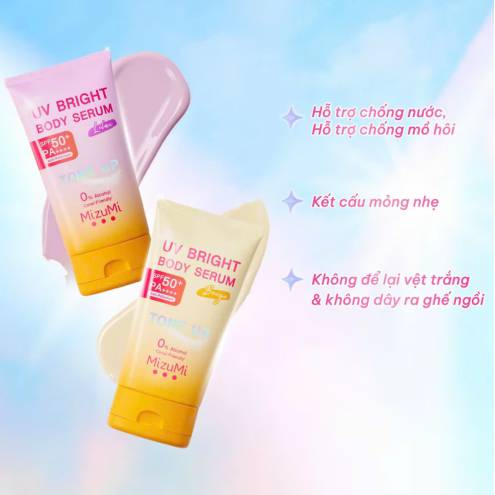 MIZUMI Kem Chống Nắng Mizumi UV Bright Body Serum SPF50+ PA++++ 120ml