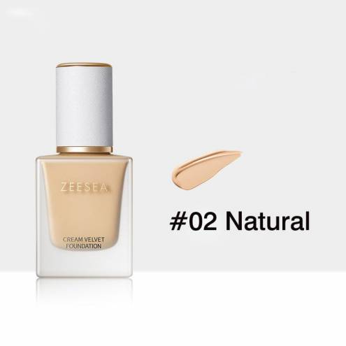 ZEESEA Kem nền dạng lỏng dưỡng ẩm kiềm dầu lâu trôi Velvet Cream Liquid Foundation