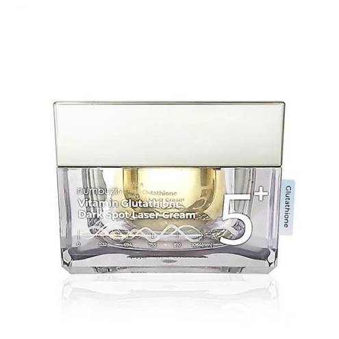 Kem Dưỡng Trắng Da numbuzin No. 5+ Vitamin Glutathione Dark Spot Laser Cream 50ml