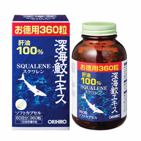 Viên Uống Sụn Cá Mập Orihiro Squalene (360 viên)