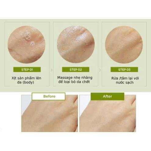 Tẩy da chết Body toàn thân dạng xịt The Face Shop