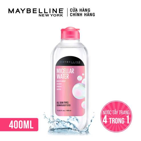 Nước Tẩy Trang Maybelline Không Cồn Cho Mọi Loại Da 4-in-1 Micellar Water  