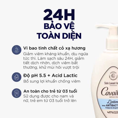 Dung Dịch Vệ Sinh Dịu Nhẹ CAVAILLÈS