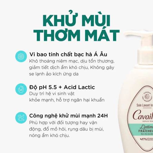 Dung Dịch Vệ Sinh Dịu Nhẹ CAVAILLÈS